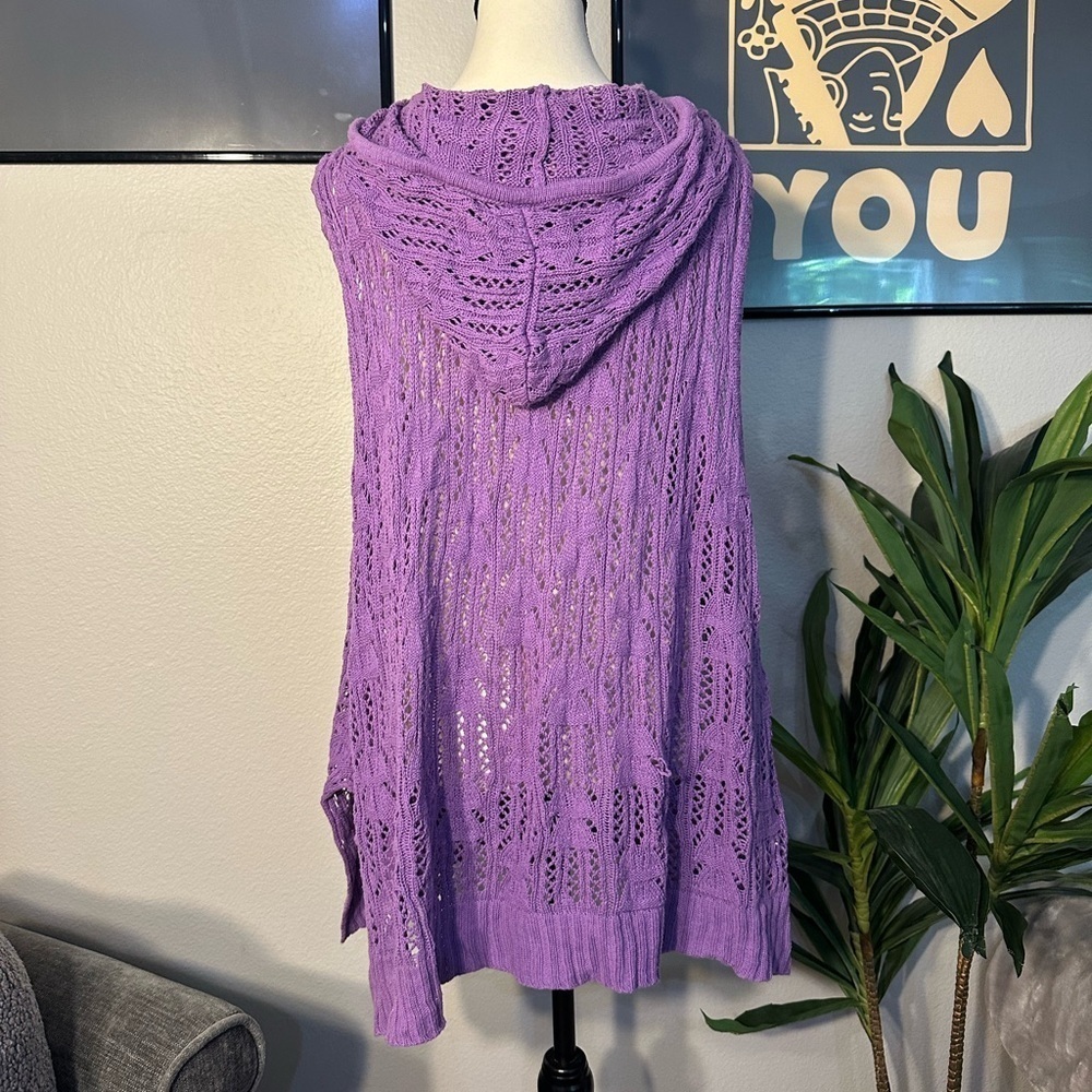 Indigo Woman Lavender Knit Cardigan - Picture 2 of 9